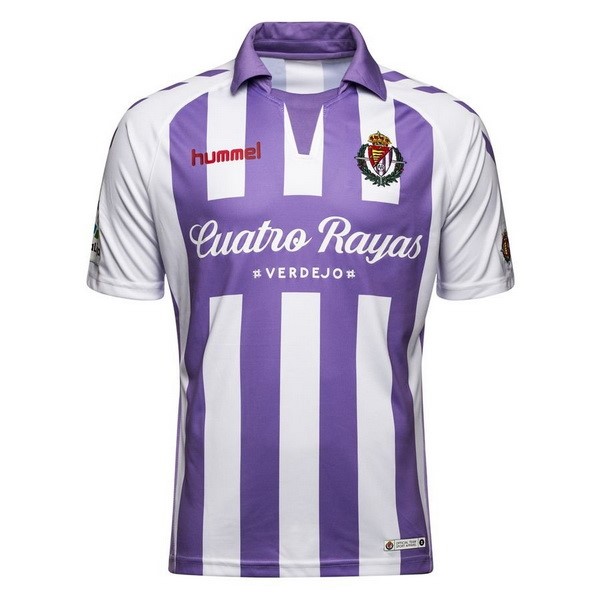 Hummel Heim Trikot Real Valladolid 2018-19 Lila Fussballtrikots Günstig